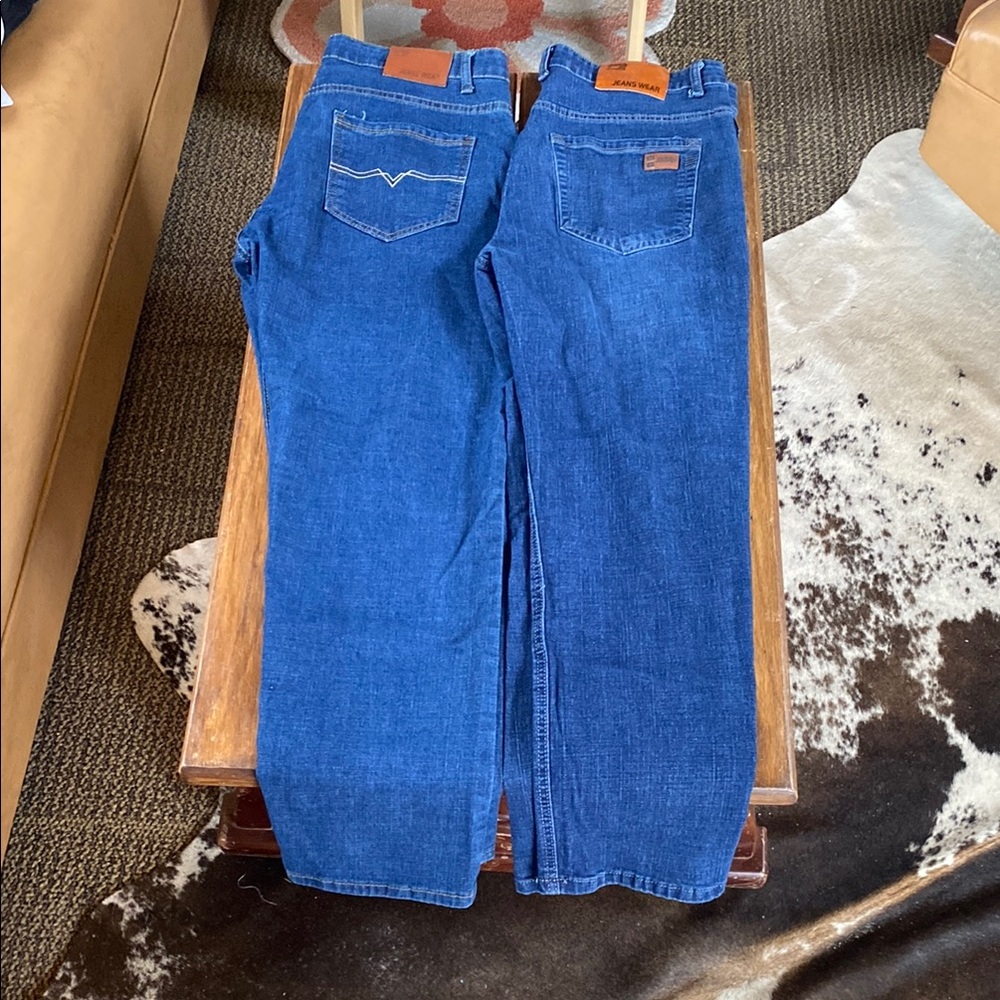 Classic Blue Straight Denim Jeans bundle